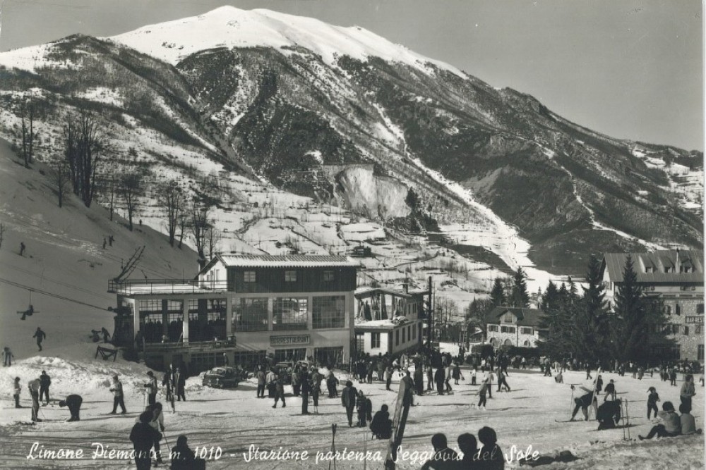 Télésiège du Sole - station de Départ - années 60